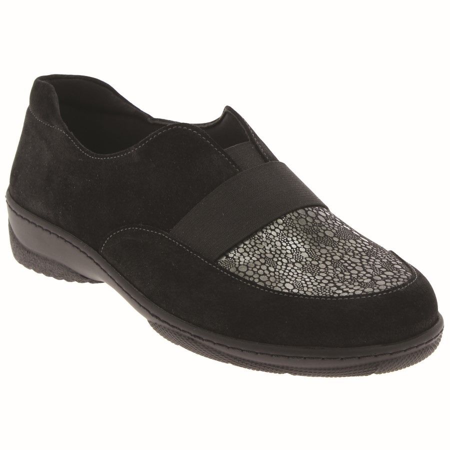 Chaussure orthop dique femme MARION Noir Podowell