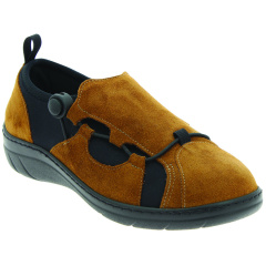 Chaussure orthopédique Vickie camel vue exterieure