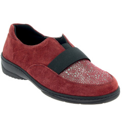 Mocassin femme CHUT MARION BORDEAUX vue de face