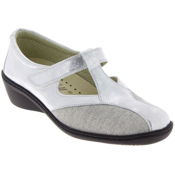 Chaussures orthopediques pour femme CHUT SWAN argent Podowell